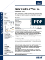 Qatar Electric Water Co 05oct11