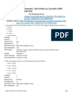 Chemistry 10th Edition Zumdahl Test Bank 1