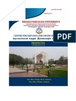 Barathidasan Univ DDE Prospectus-2022-23