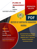 Institute of Cooperative Management 56th HDCM Information BulletIn