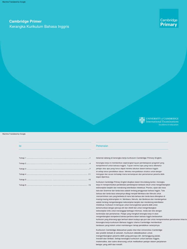 Primary English Curriculum Framework | PDF