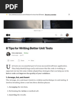 8 Tips For Writing Better Unit Tests - by Fotis Adamakis - Jun, 2023 - Medium