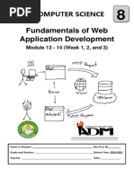 COMPUTER 8 MODULE 13 and 14