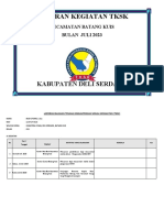 Laporan Bulan Juli TKSK 2023 Kecamatan Batang Kuis