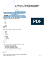 Chemistry in Focus A Molecular View of Our World 6th Edition Tro Test Bank 1