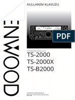KENWOOD TS 2000 User Manual Türkce