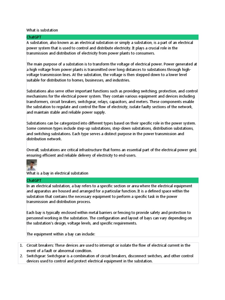 What Is Substation Pdf Electrical Substation Transformer