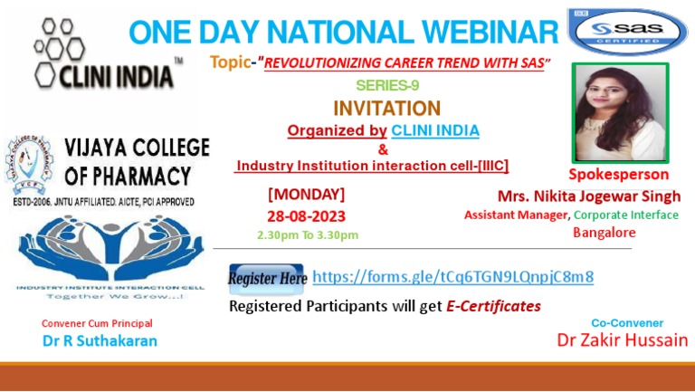National Webinar on Career Trends with SAS | PDF