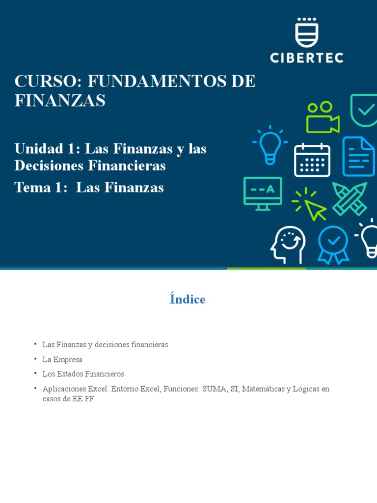 Fundamentos de Finanzas y Decisiones | PDF | Contabilidad | Business