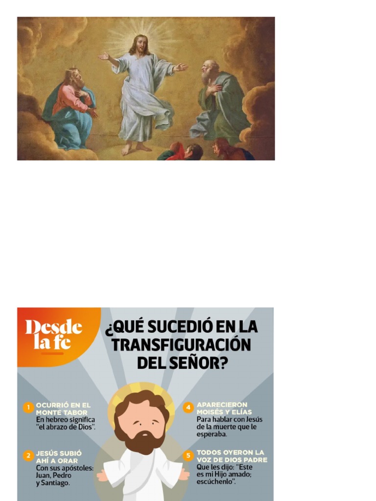 Imagenes de La Transfiguración Del Señor | PDF