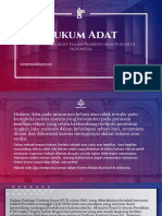 Peran Hukum Adat Dalam Pembentukan Hukum Indonesia