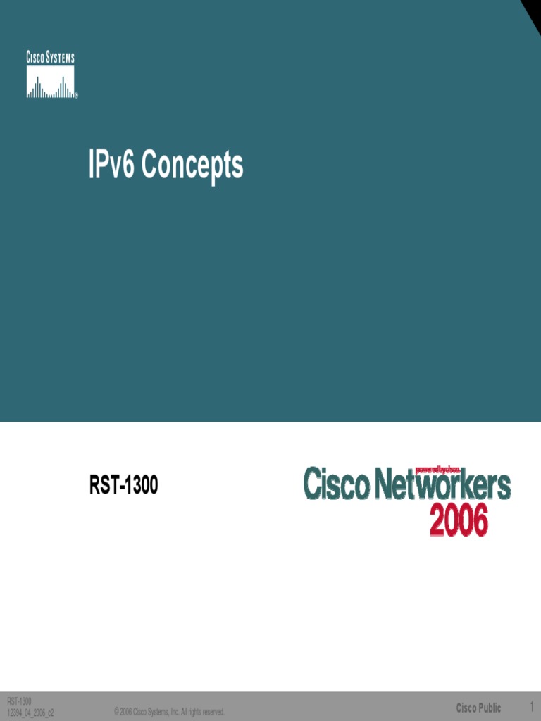 Ipv6 concepts pdf i pv6 internet architecture