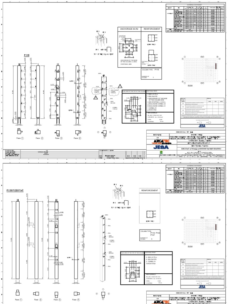 Anchorage 60R2 Reinforcement 1 Face Face 3 Face 2 Face 4 PDF