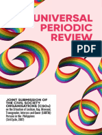 Philippines UPR JointReport 3rdcycle