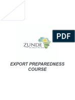 Export Preparedness Course