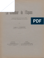 Georges Lemaître - La Grandeur de l'Espace