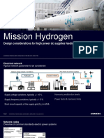 Mission Hydrogen - Siemens - 26th July 2023 - DC Supplies