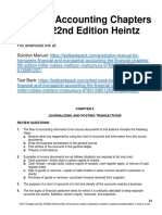 College Accounting Chapters 1-15 22nd Edition Heintz Solutions Manual 1