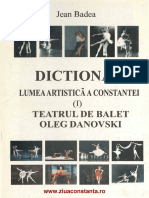Dictionar de Balet