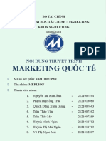 Nội Dung MKT Quốc Tế - CT6