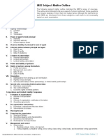 2021 MEE Subject Matter Outline