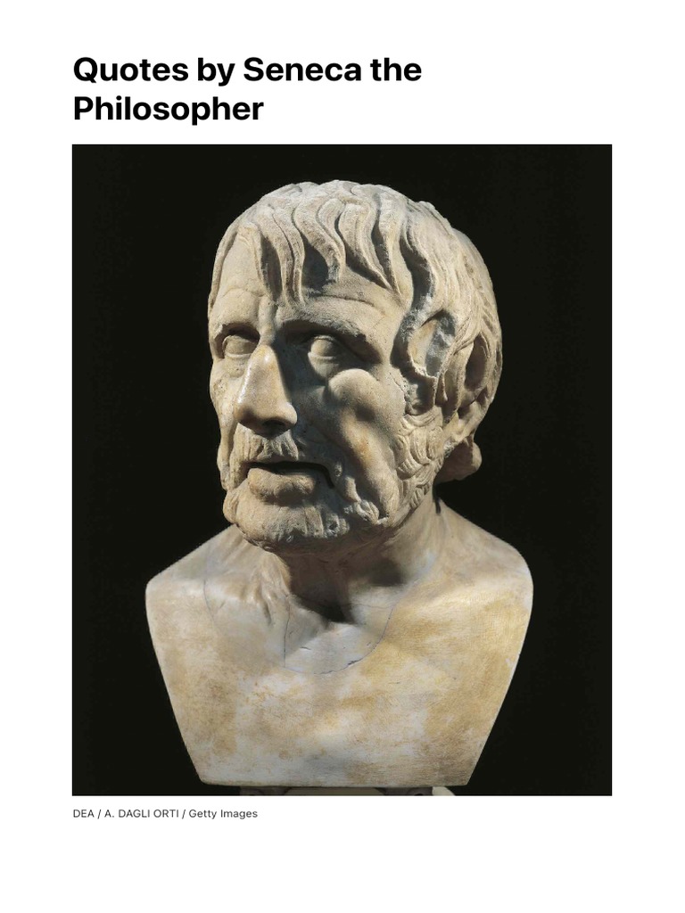 Seneca's Stoic Wisdom on Goodness | PDF | Seneca The Younger ...