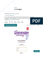 Grammaire3eCorrigeePDFLanguefrançaisePhrase_1690079096001