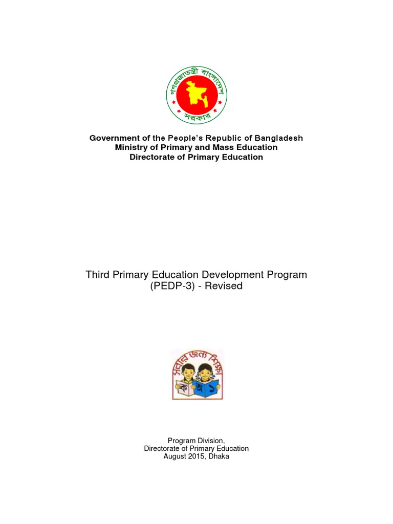 Revised PEDP-3 Program Overview | PDF