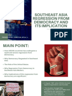 Southeast Asia Regression From Democracy and Its Implication - The Politics of Public Opinion in The Philippines