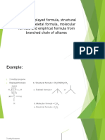 Drawing Displayed Formula, Structural Formula, and