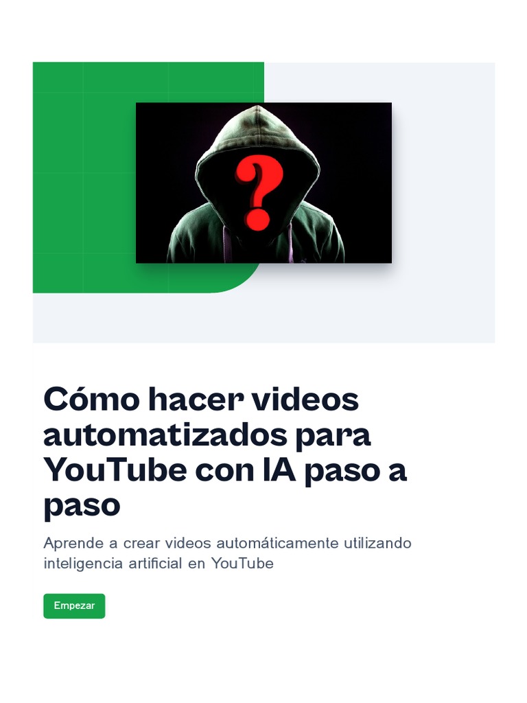 Videos Automatizados en YouTube con IA | PDF | Inteligencia artificial ...