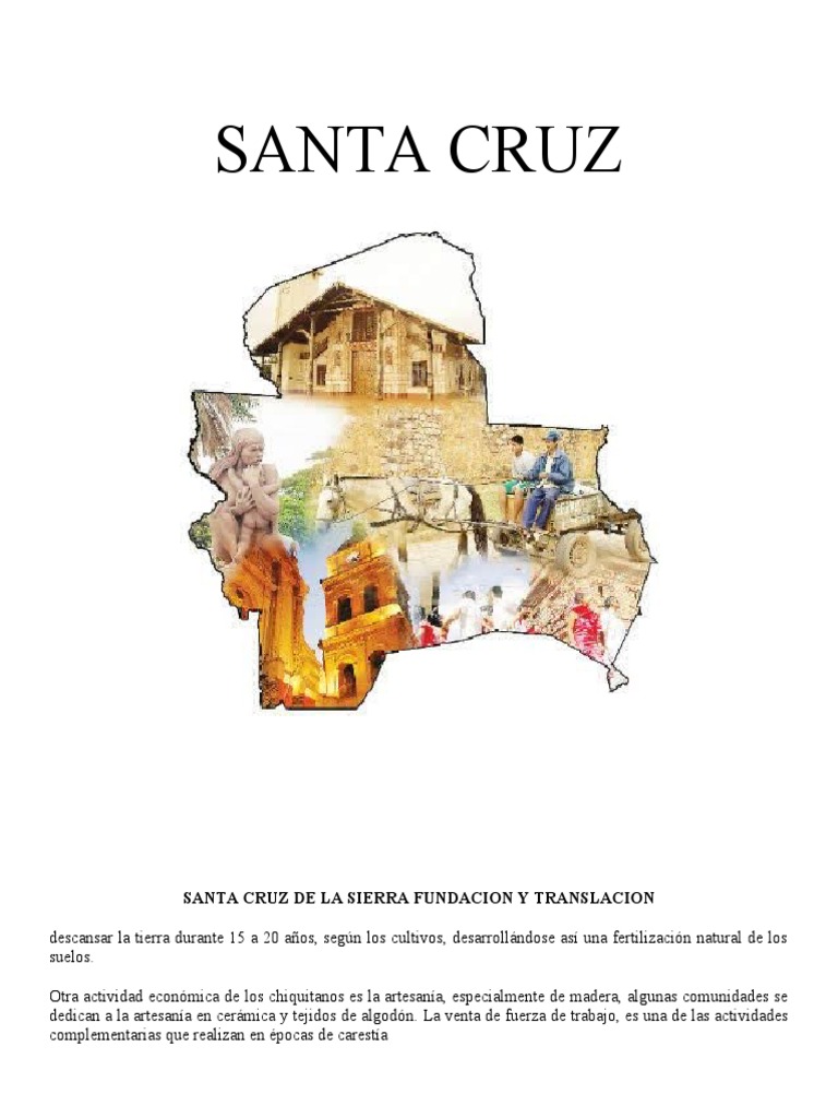 Fundación de Santa Cruz y Cultura Chiquitana | PDF | Bolivia