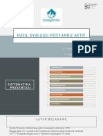 HASIL EVALUASI POSYANDU AKTIF - 16 Agust 2021 - Diseminasi Informasi