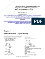 Algebra and Trigonometry Graphs and Models 5th Edition Bittinger Solutions Manual Download