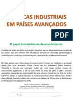 Políticas Industriais em Países Avançados