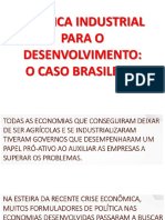 Políticas Indsutriais para o Desenvolvimento