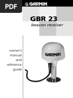 Garmin Gbr23 - Beacon Receiver Owners Manual