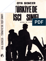 Oya Sencer Türkiye'de İşçi Sınıfı Doğuşu Yapısı Habora Yayınları