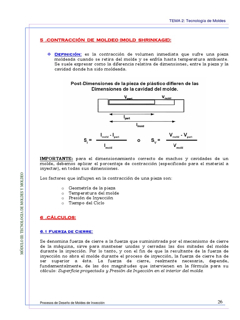 Modulo 3 t2 Tecnologia de Moldes Parte 3 | PDF