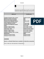 Caso 2 - Estado de Costos