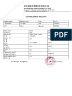 Salicylic Acid 69-72-7 COA