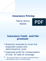 Insurance Pricing