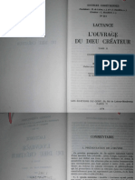 SC 214-Lactance-L’Ouvrage Du Dieu Créateur. Commentaire Et Inde-T2