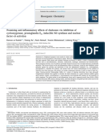 Promising anti-inflammatory effects of chalcones via inhibition of cyclooxygenase, prostaglandin E2, inducible NO synthase and nuclear factor κb activities