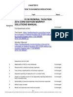 Concepts in Federal Taxation 2016 23rd Edition Murphy Solutions Manual 1