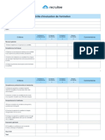 FR - 2020 - template - Interview evaluation template