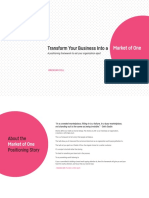 The Market of One Positioning Framework