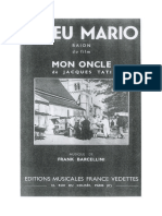 Adieu Mario (Du Film - Mon Oncle de Jacques Tati) (Baïon)