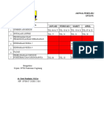 2.1.4.2 Jadwal Pemeliharaan Prasarana