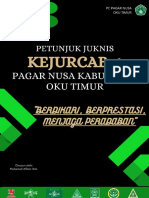 Juknis Kejurcab 1 Oku Timur PDF